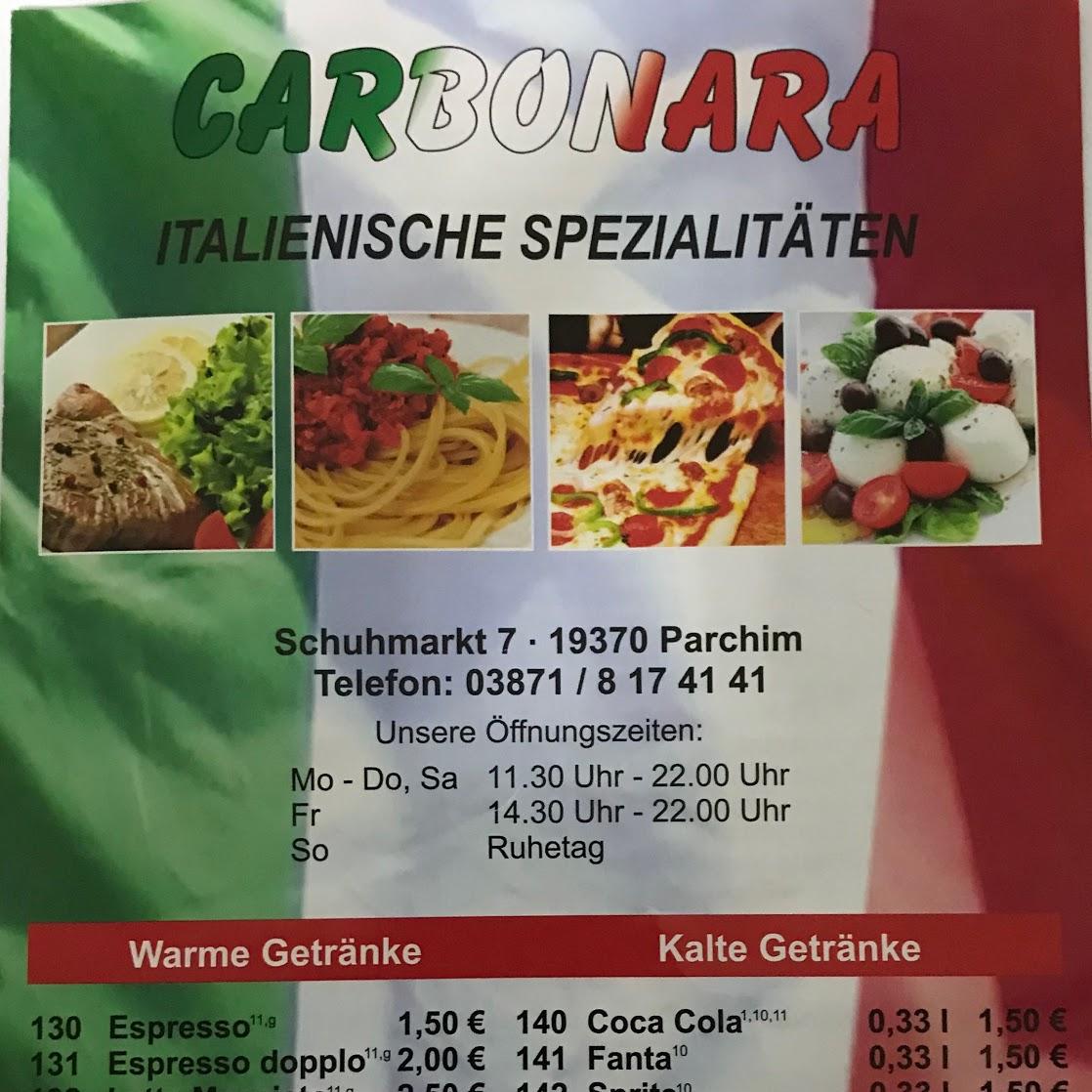 Restaurant "Pizzeria Carbonara" in  Parchim