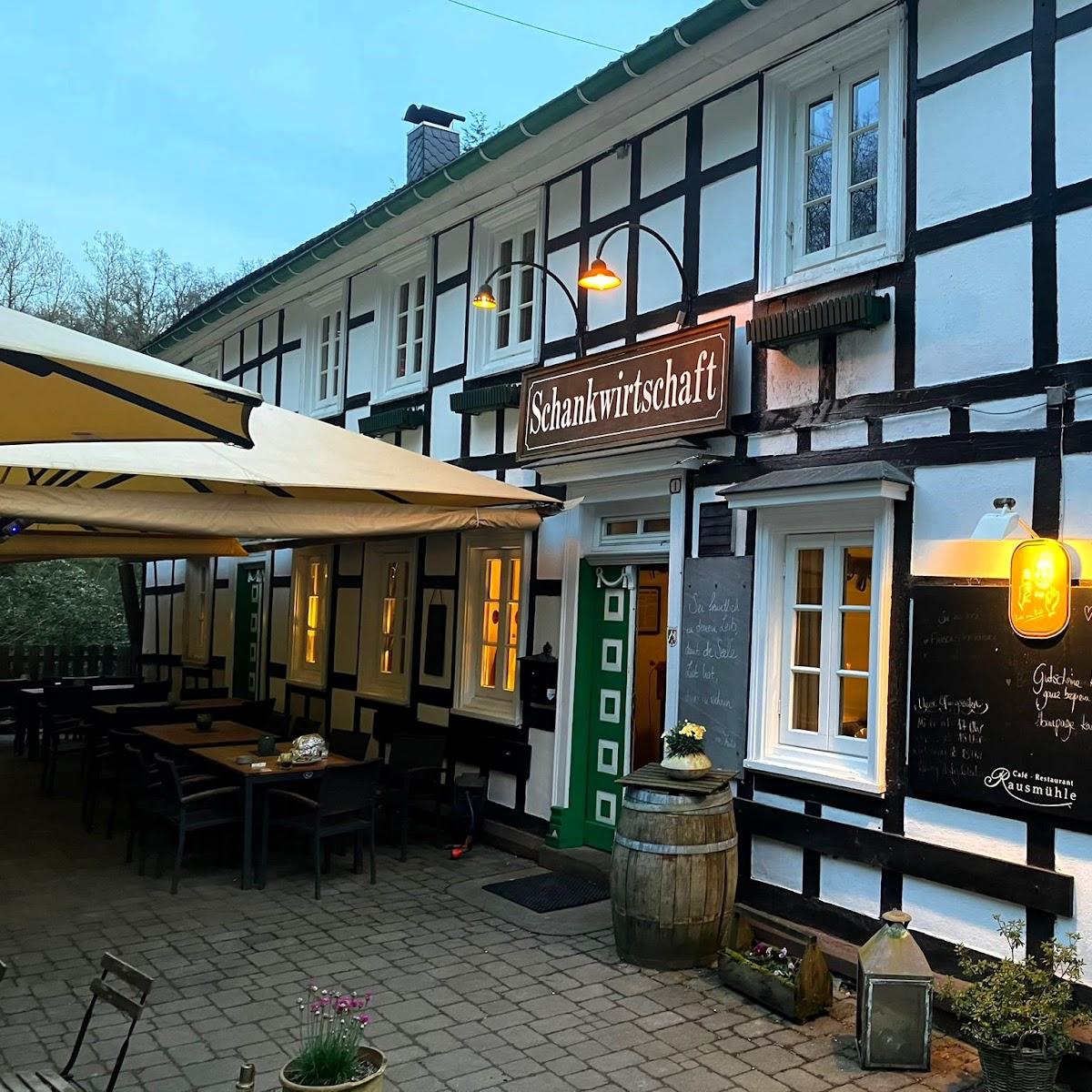 Restaurant "Rausmühle" in Wermelskirchen