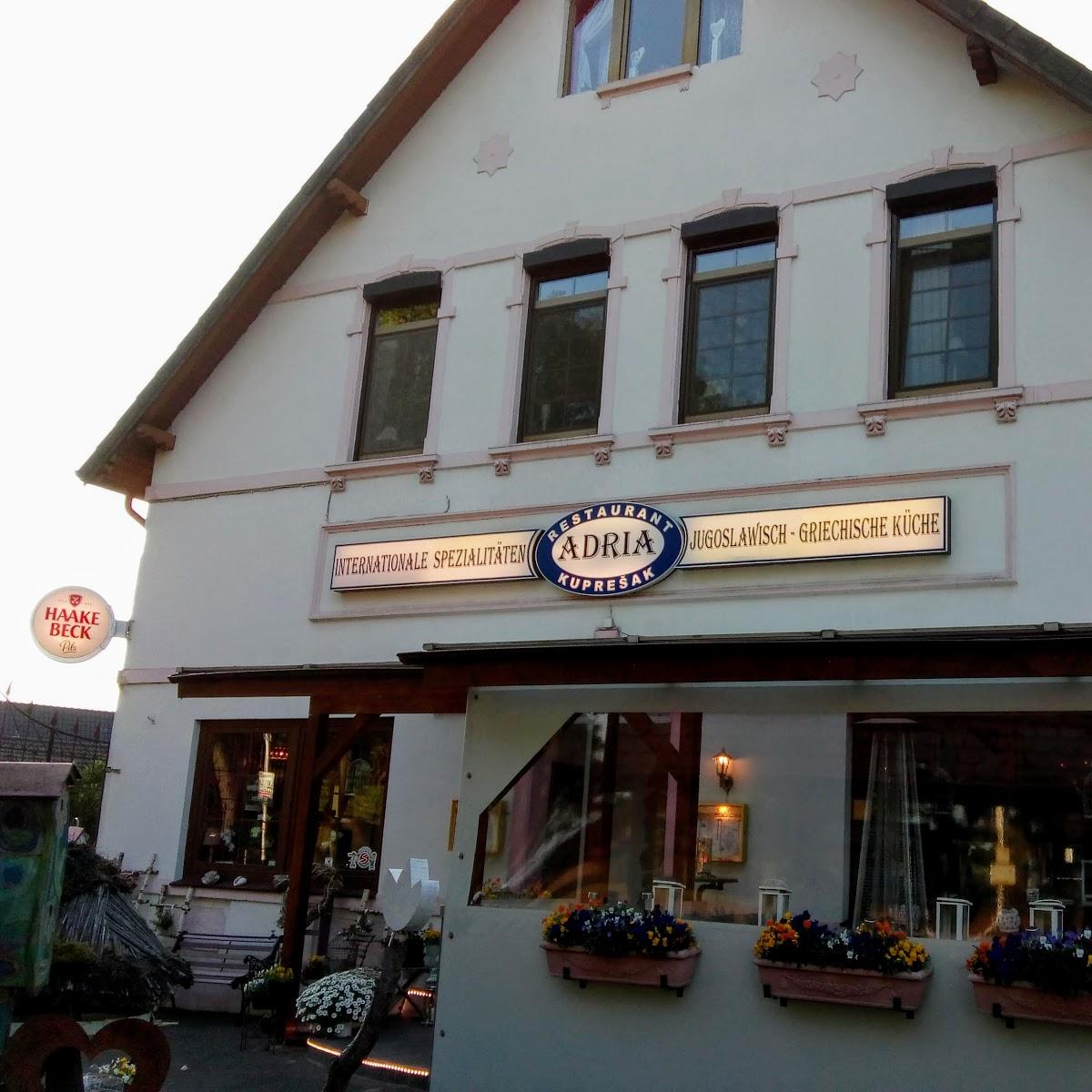 Restaurant "Adria Restaurant, Saal, Biergarten" in  Schiffdorf