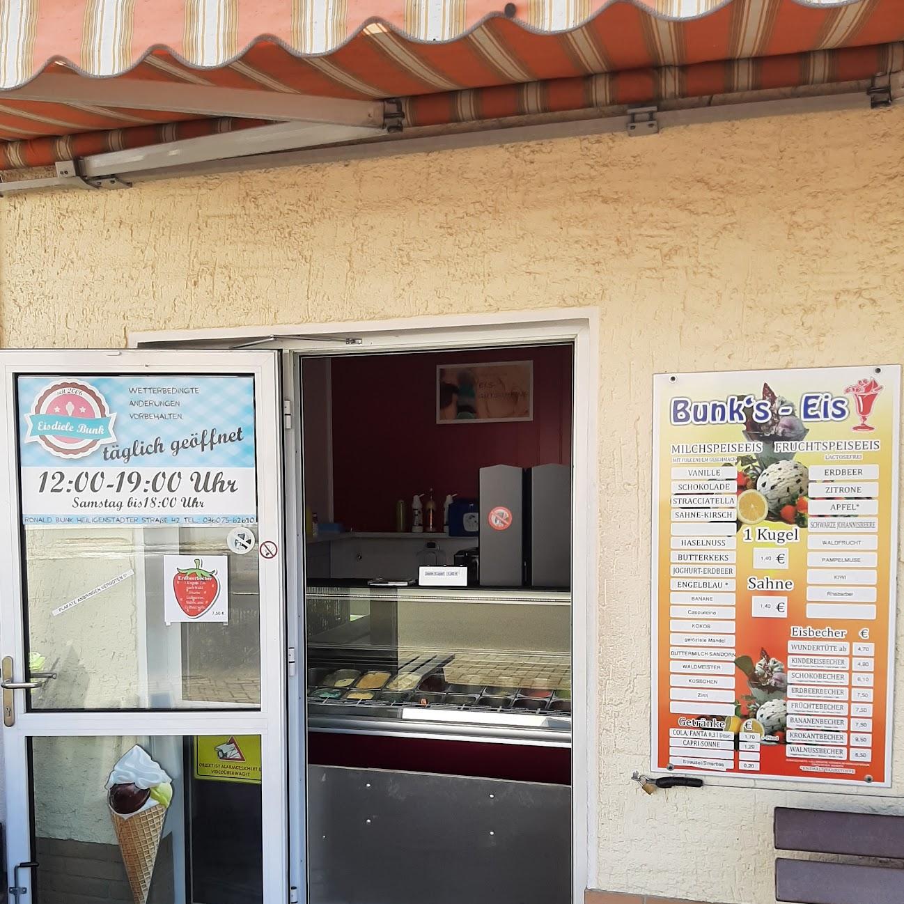 Restaurant "Eisdiele Bunk" in Dingelstädt