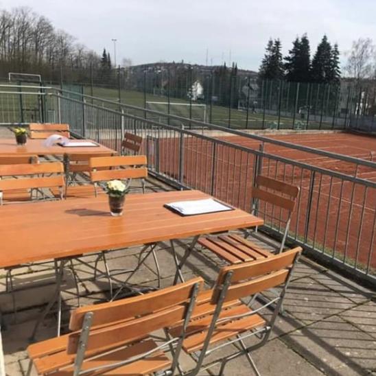 Restaurant "Werk2Go - Sportheim Waldstadion" in  Höchberg