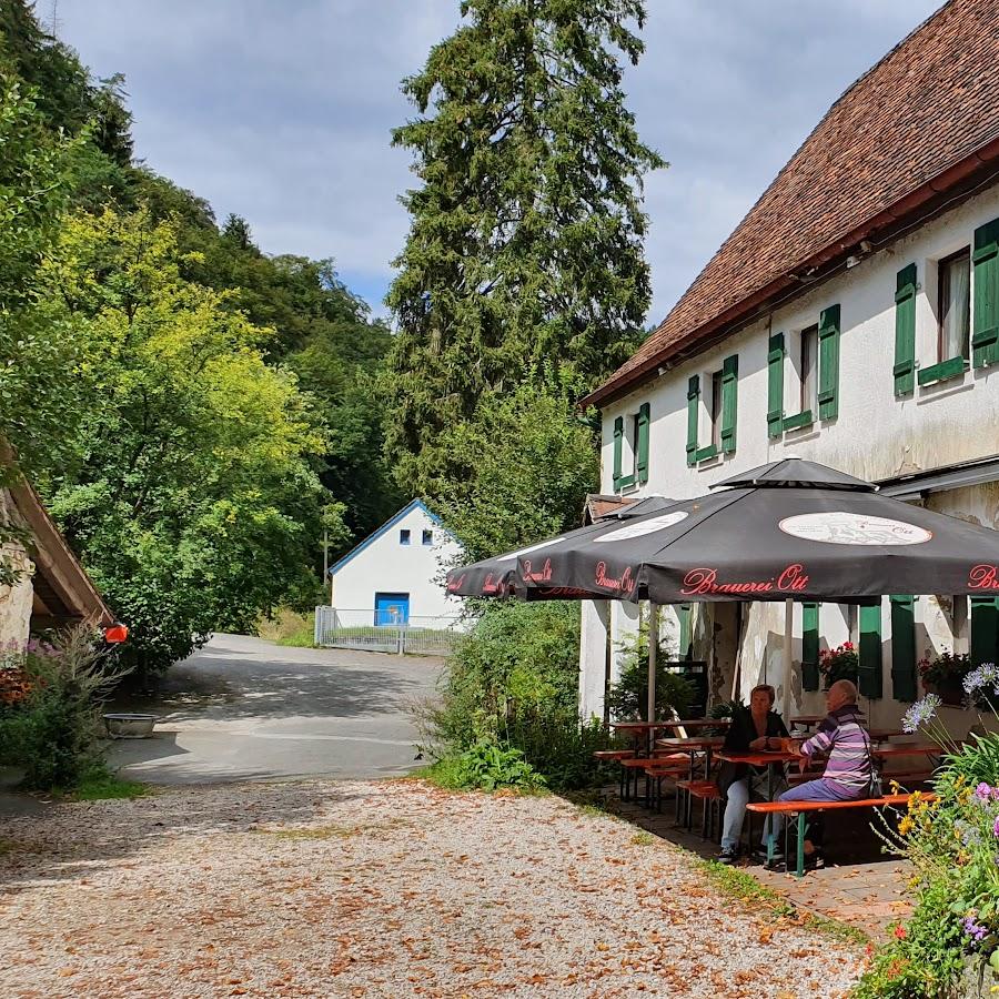 Restaurant "Sachsenmühle Biergarten" in Gößweinstein