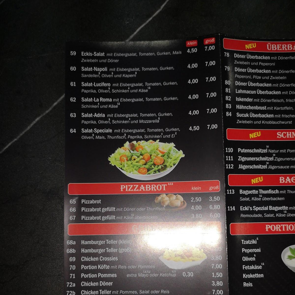 Restaurant "Eckis Döner Kebap Imbiss" in  Steinheim