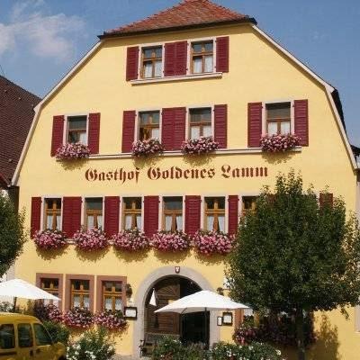 Restaurant "Gasthof Goldenes Lamm" in  Aub