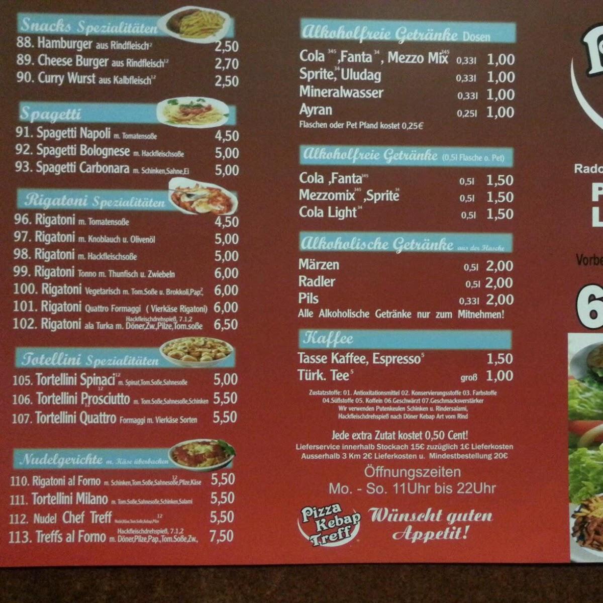 Restaurant "Pizza Kebap Treff" in  Stockach