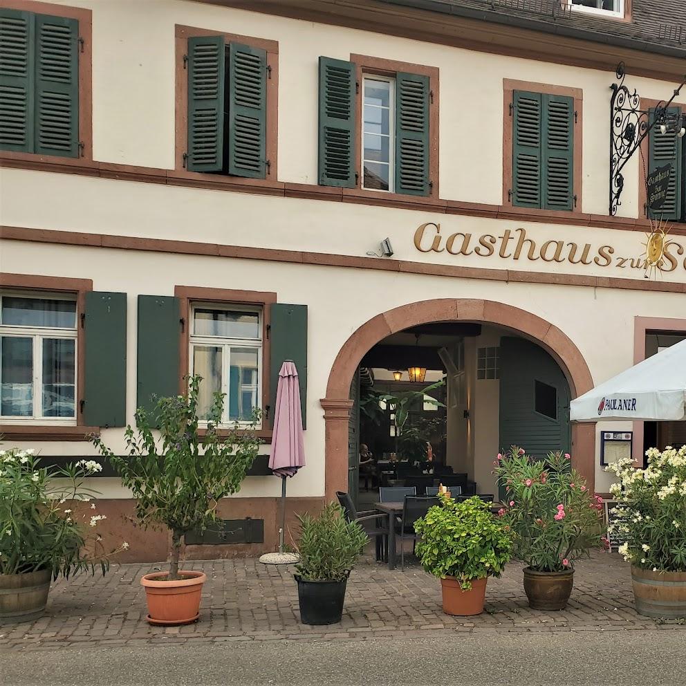 Restaurant "Gasthaus zur Sonne" in Rhodt unter Rietburg