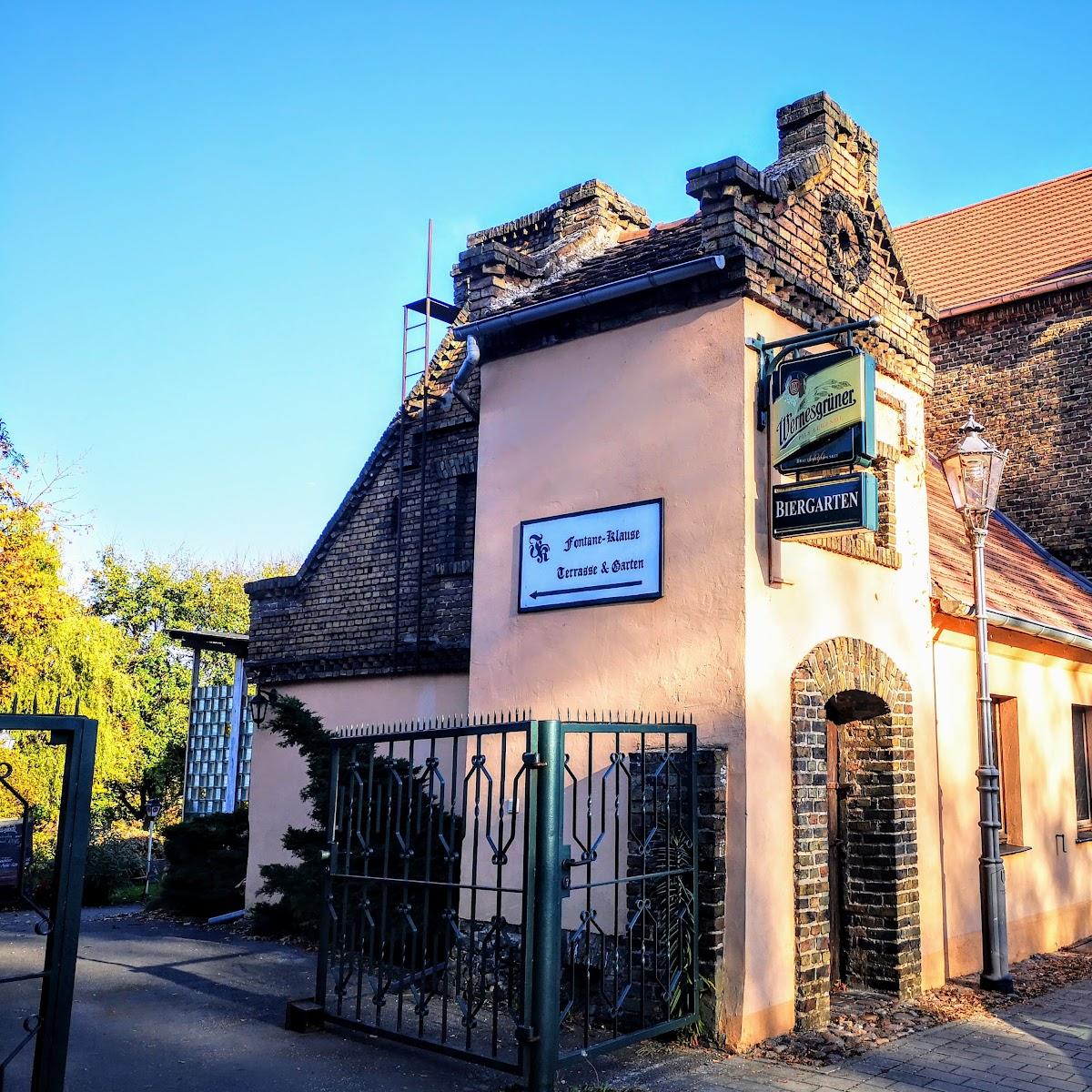 Restaurant "Gaststätte Fontaneklause" in Werder (Havel)