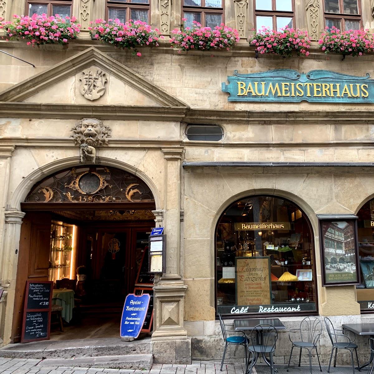 Restaurant "Baumeisterhaus Inh. Dieter Neupert" in  Tauber