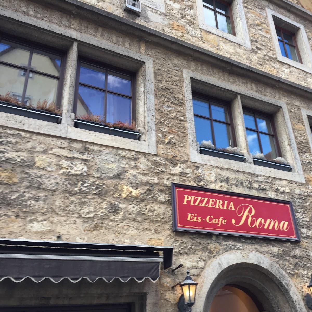 Restaurant "Eiscafé-Pizzeria Roma" in Rothenburg ob der Tauber