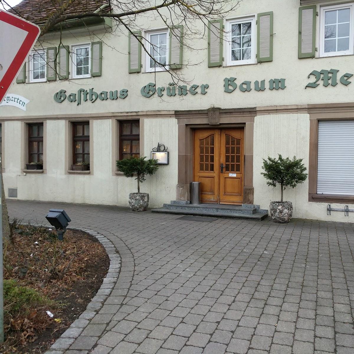 Restaurant "Grüner Baum Gaststätte Metzerei und Biergarten" in  Brackenheim