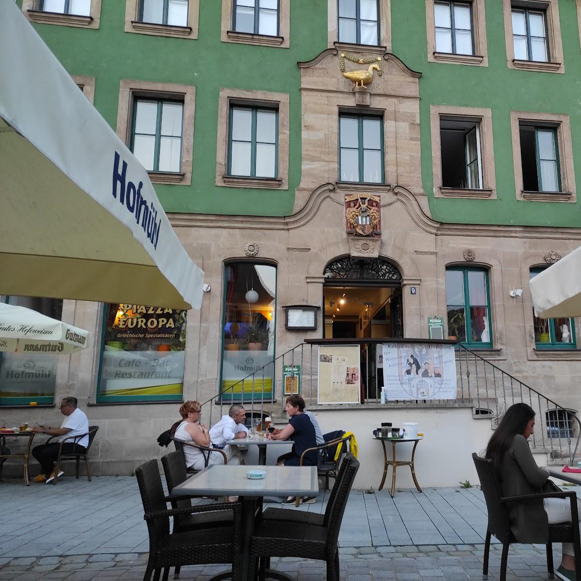Restaurant "Piazza Europa" in Weißenburg in Bayern