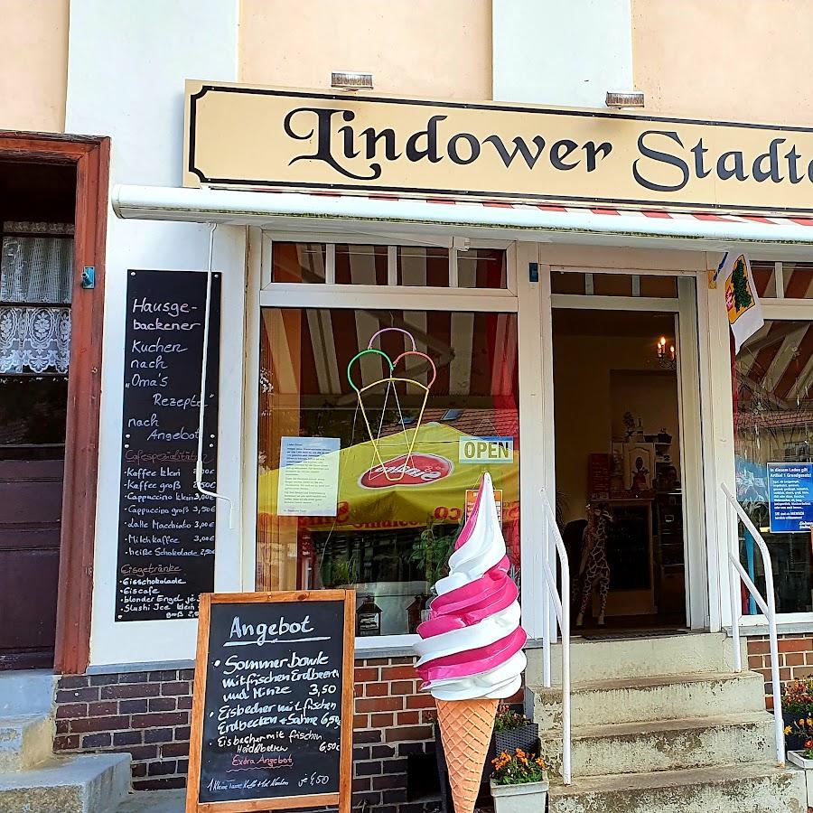 Restaurant "Lindower Stadtcafé" in Lindow (Mark)