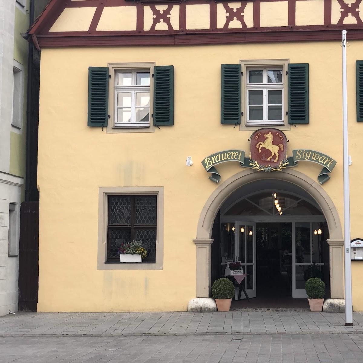 Restaurant "Sigwart Bräustüberl zum Sakis" in Weißenburg in Bayern