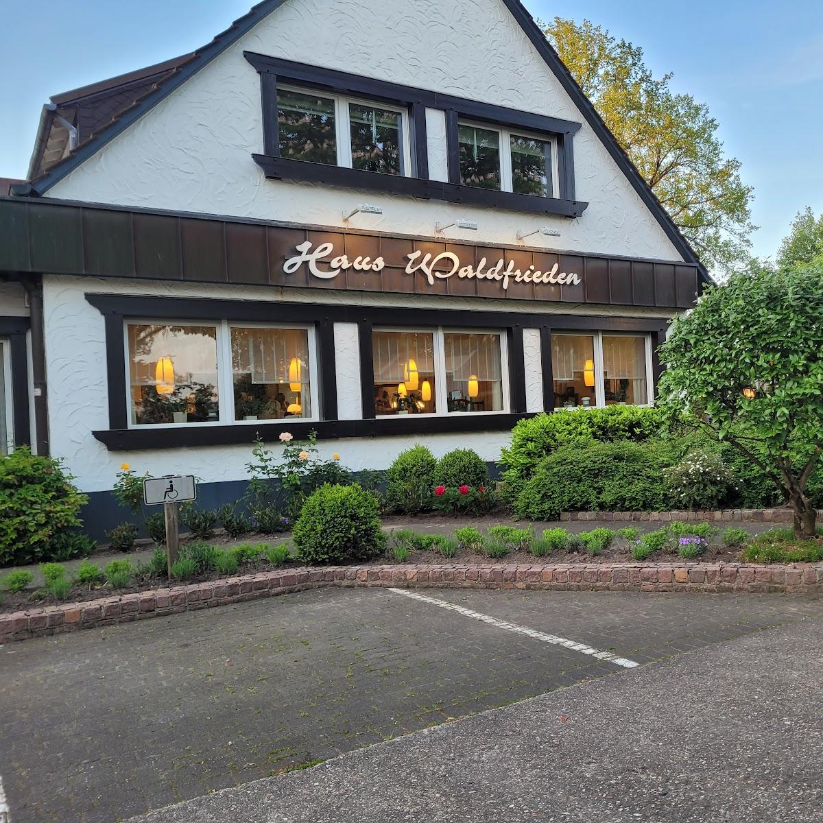 Restaurant "Haus Waldfrieden" in Dülmen