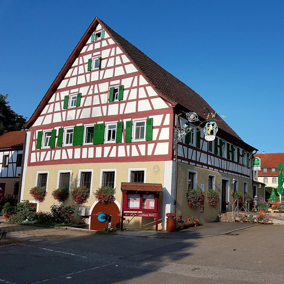 Restaurant "Landhaus Wolf" in Bretzfeld