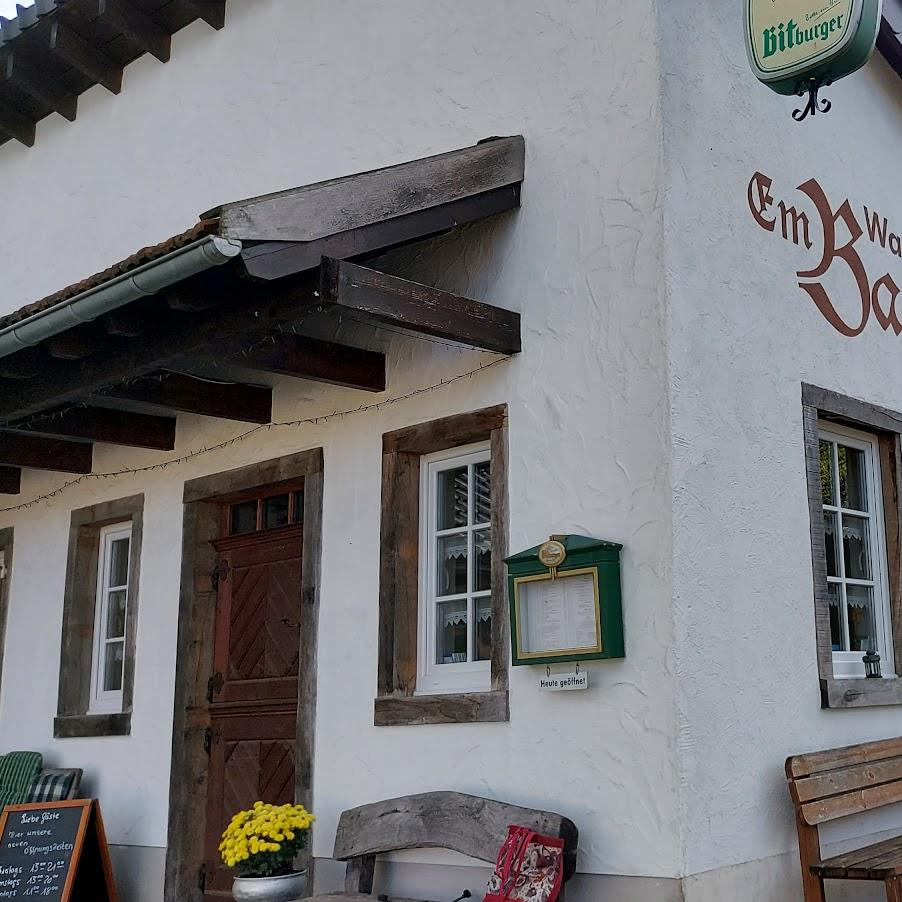 Restaurant "Wanderhütte  Em Backes " in Wiesbaum