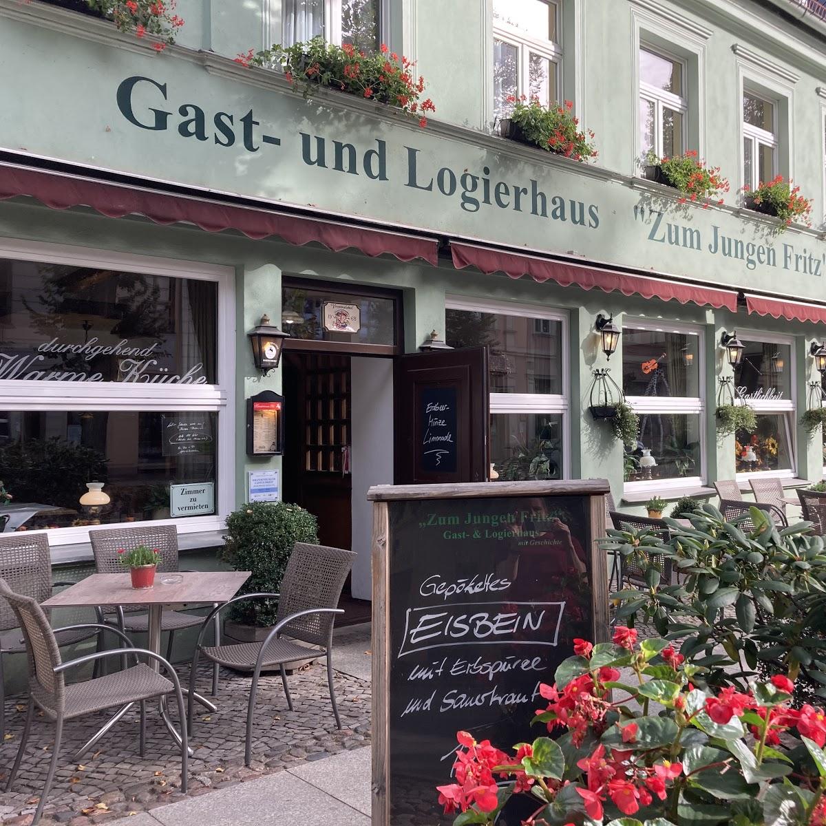 Restaurant " Zum Jungen Fritz  Gast-& Logierhaus" in  Rheinsberg