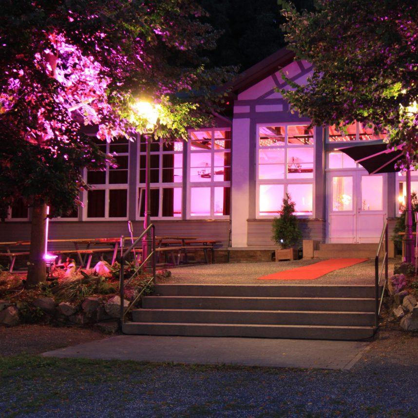 Restaurant "Landgasthof Saalburg" in  Höhe
