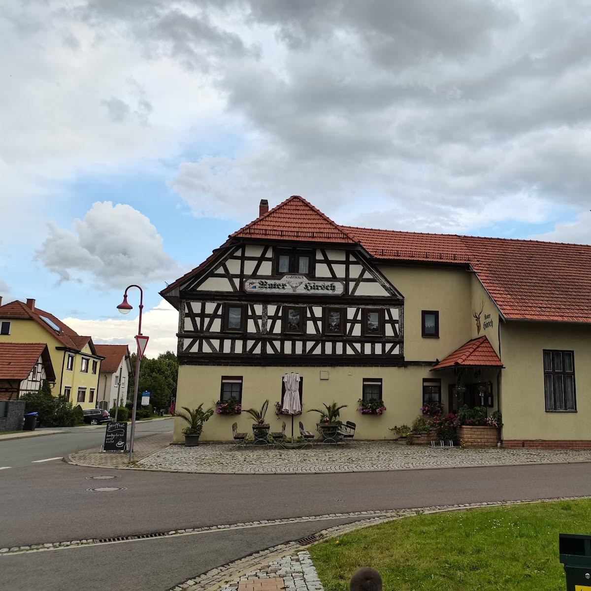 Restaurant "Gaststätte Roter Hirsch" in Amt Wachsenburg