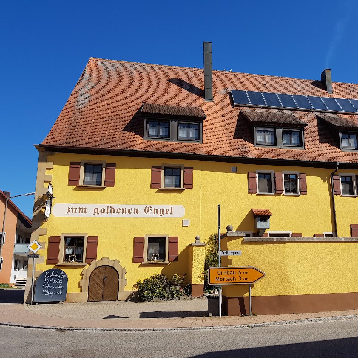 Restaurant "Gasthof zum Goldenen Engel" in Bechhofen