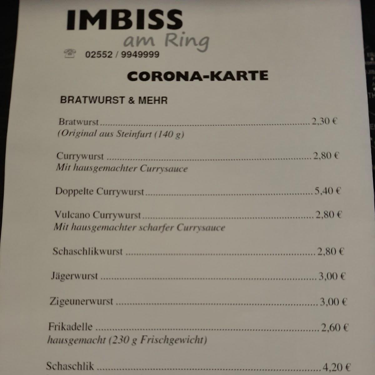 Restaurant "Imbiss am Ring" in  Steinfurt
