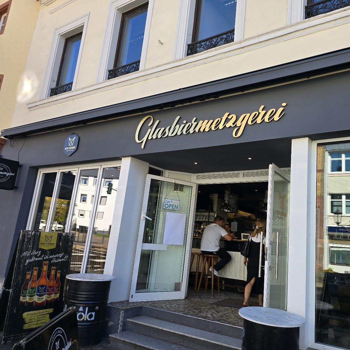 Restaurant "Glasbiermetzgerei" in Sankt Ingbert