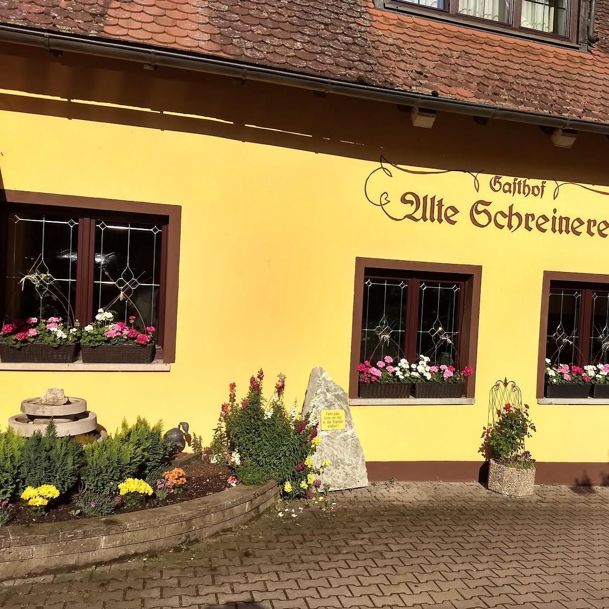 Restaurant "Gasthof Alte Schreinerei" in Steinsfeld