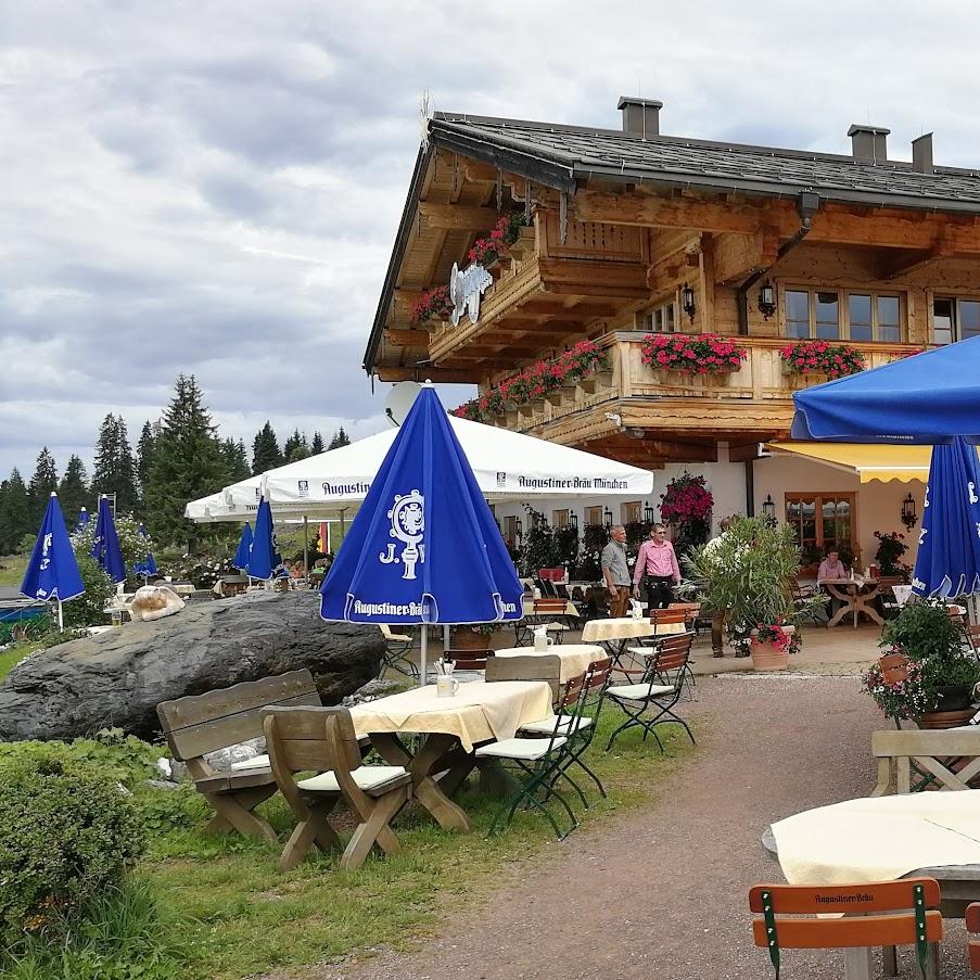 Restaurant "Berggasthaus Almstüberl Winklmoosalm" in Reit im Winkl