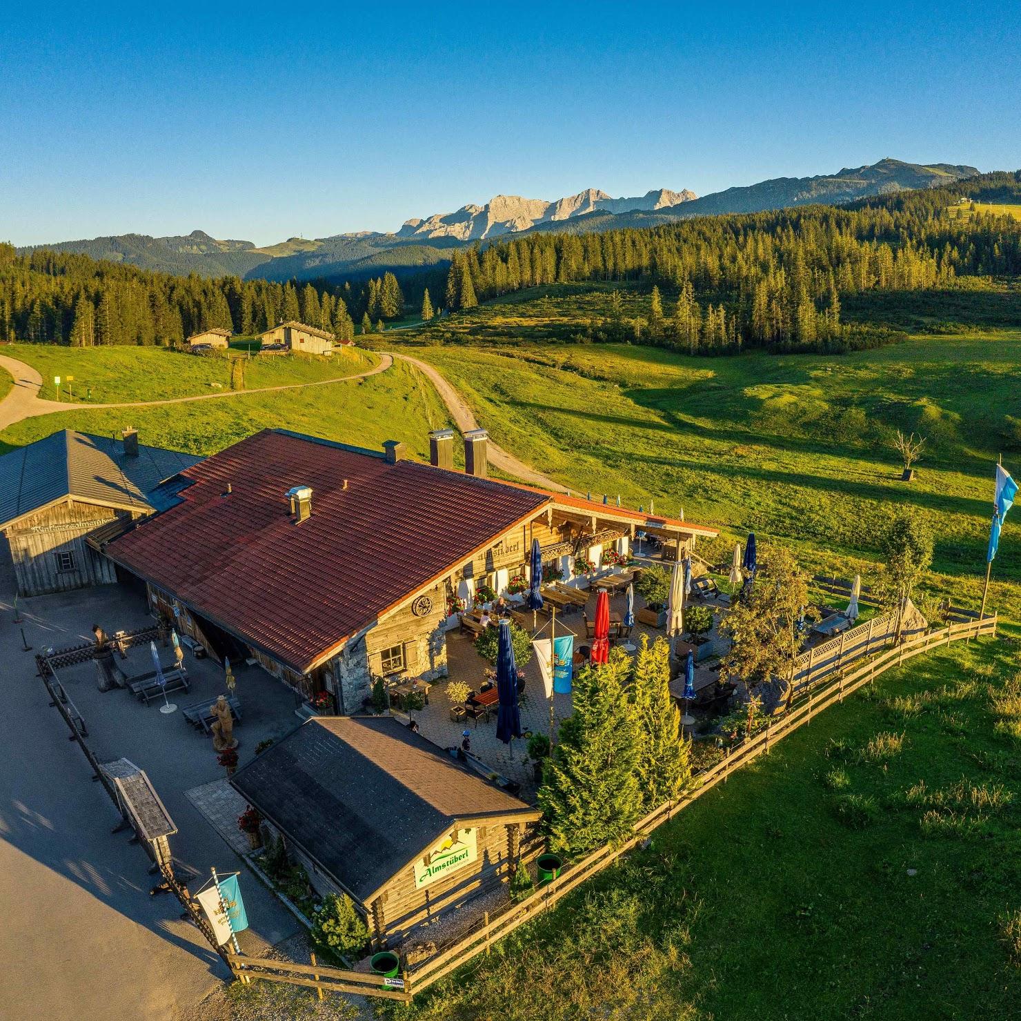 Restaurant "Berggasthaus Almstüberl Winklmoosalm" in  Reit