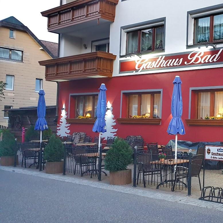 Restaurant "Gasthaus Bad" in Furtwangen im Schwarzwald