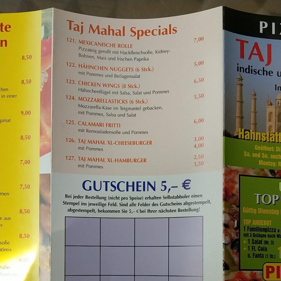 Restaurant "Pizzeria Taj Mahal" in  Hahnstätten
