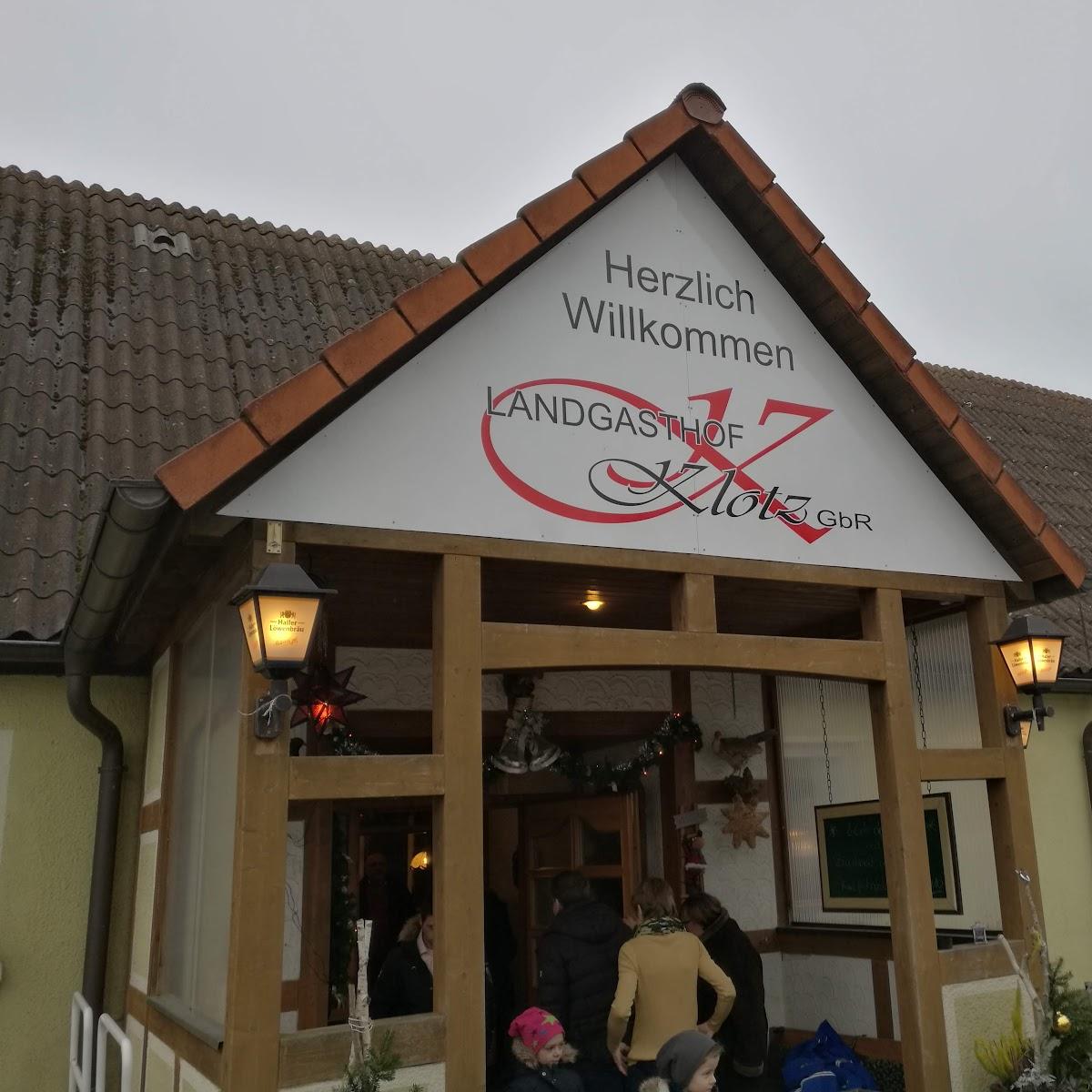 Restaurant "Landgasthof Klotz" in Schnelldorf