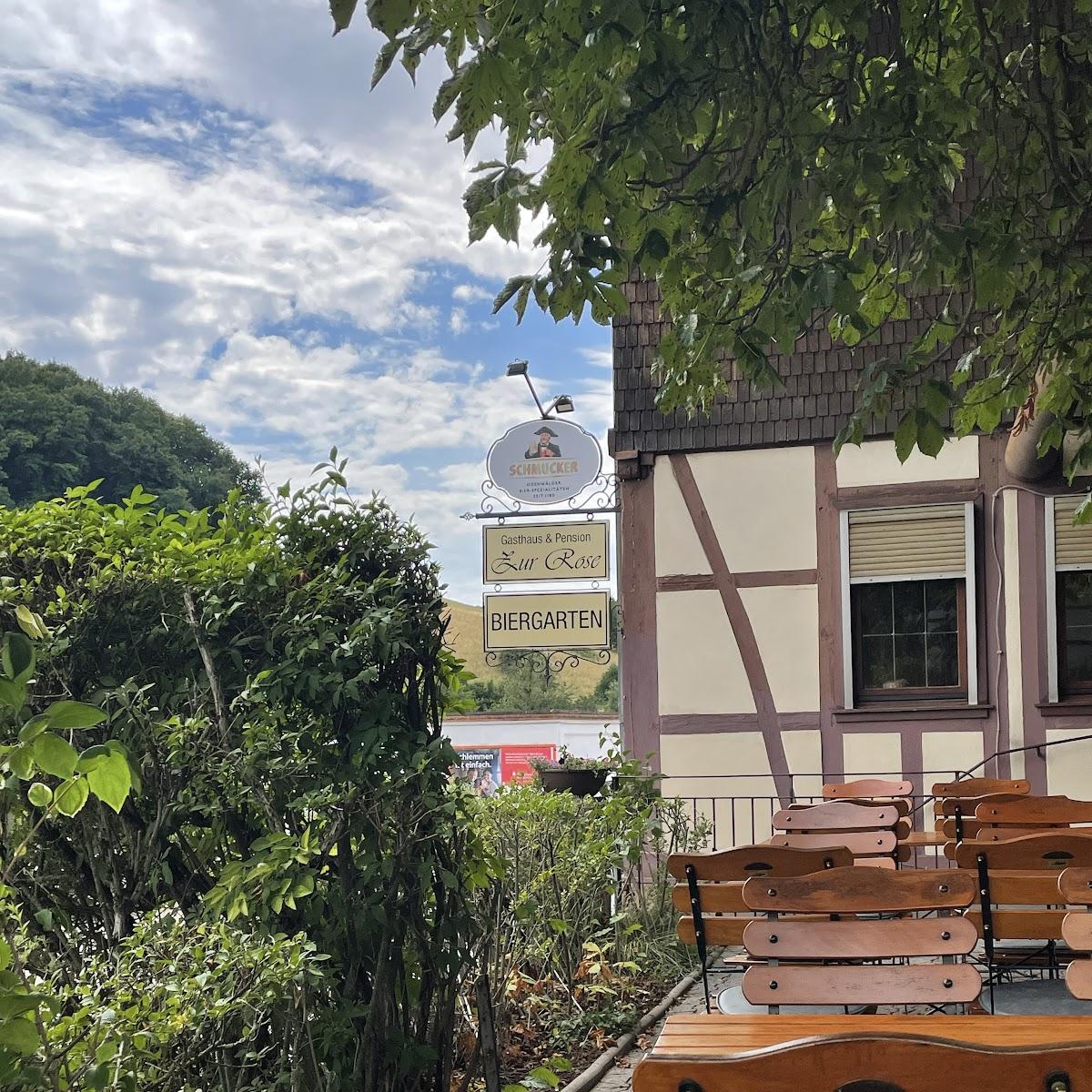Restaurant "Gasthaus zur Rose, Inh. Elisabeth Dörsam" in Gorxheimertal