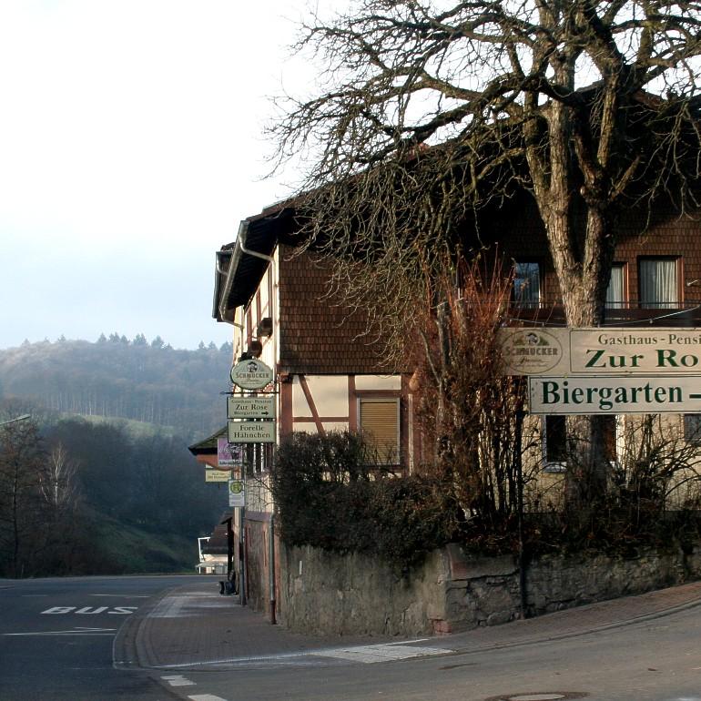 Restaurant "Gasthaus zur Rose, Inh. Elisabeth Dörsam" in  Gorxheimertal