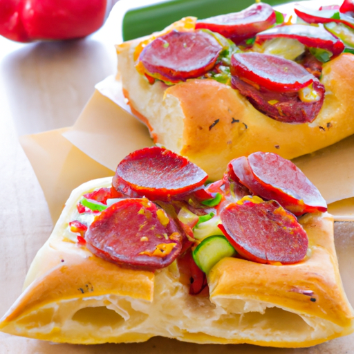 Pizzabrötchen Sucuk
