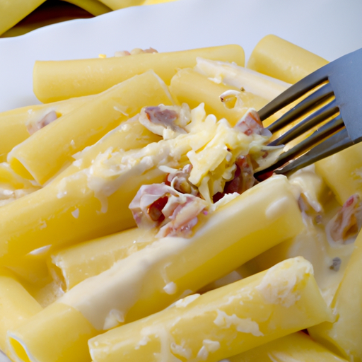 Rigatoni Carbonara Rezept