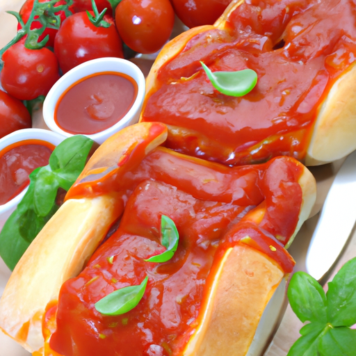 Pizzabrot mit Tomatensauce