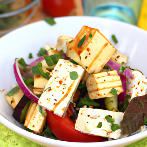 Halloumi Salat Rezept