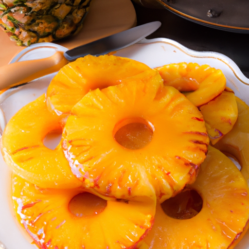 Gebackene Ananas mit Honig Rezept