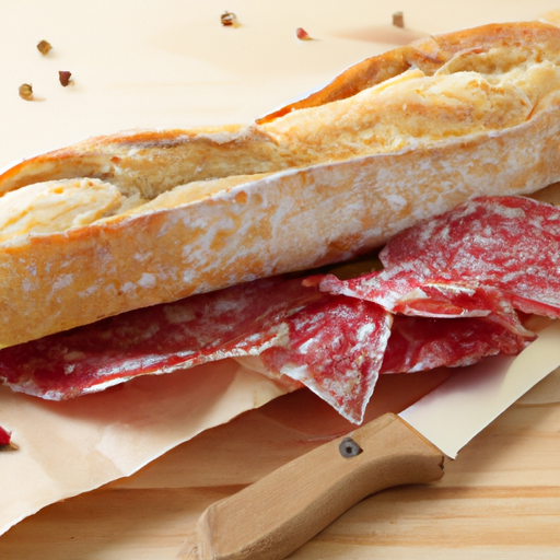 Salami-Baguette