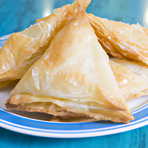 Tiropitakia - Griechische Käse-Blätterteig-Taschen