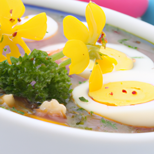 Eierblumensuppe