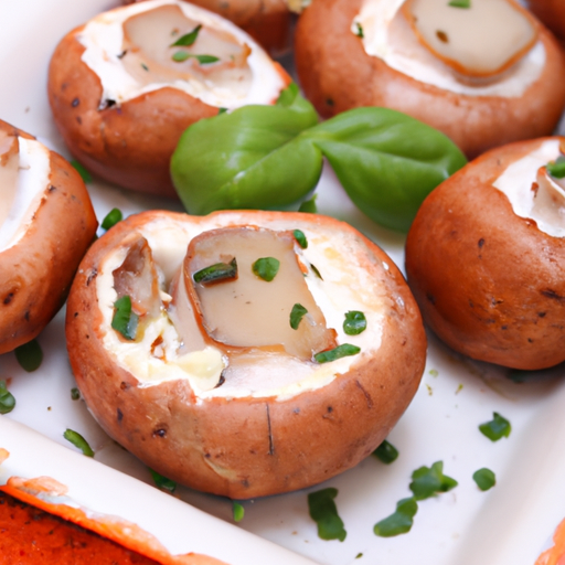 Gefüllte Champignons Rezept