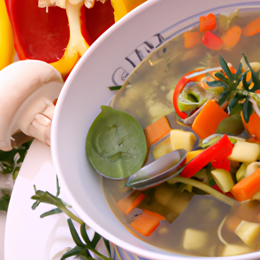 Vegetarische Suppe