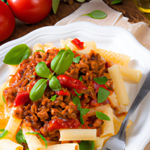 Pasta mit Bolognesesauce Rezept