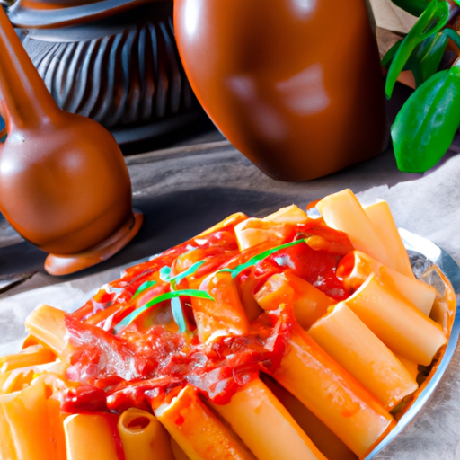 Rigatoni mit Tomatensauce Rezept