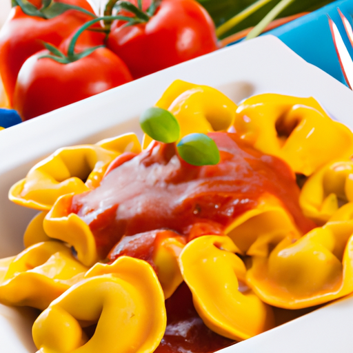 Tortellini mit Tomatensauce