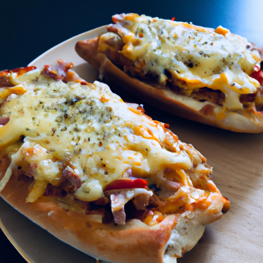 Pizzabrötchen mit Käse und Thunfisch Rezept