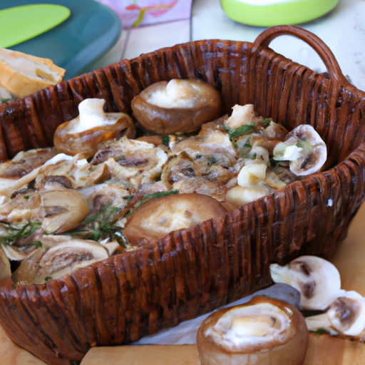 Panierte Champignons