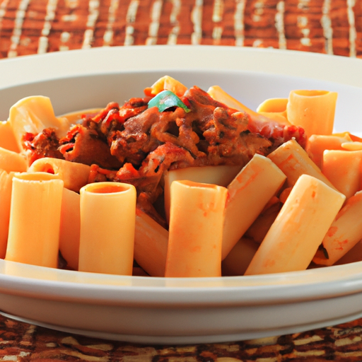 Rigatoni alla Bolognese